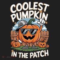 Coolest Pumpkin In The Patch Cute Gift Hat thumb 2
