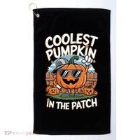 Coolest Pumpkin In The Patch Cute Gift Golf Towel thumb 0