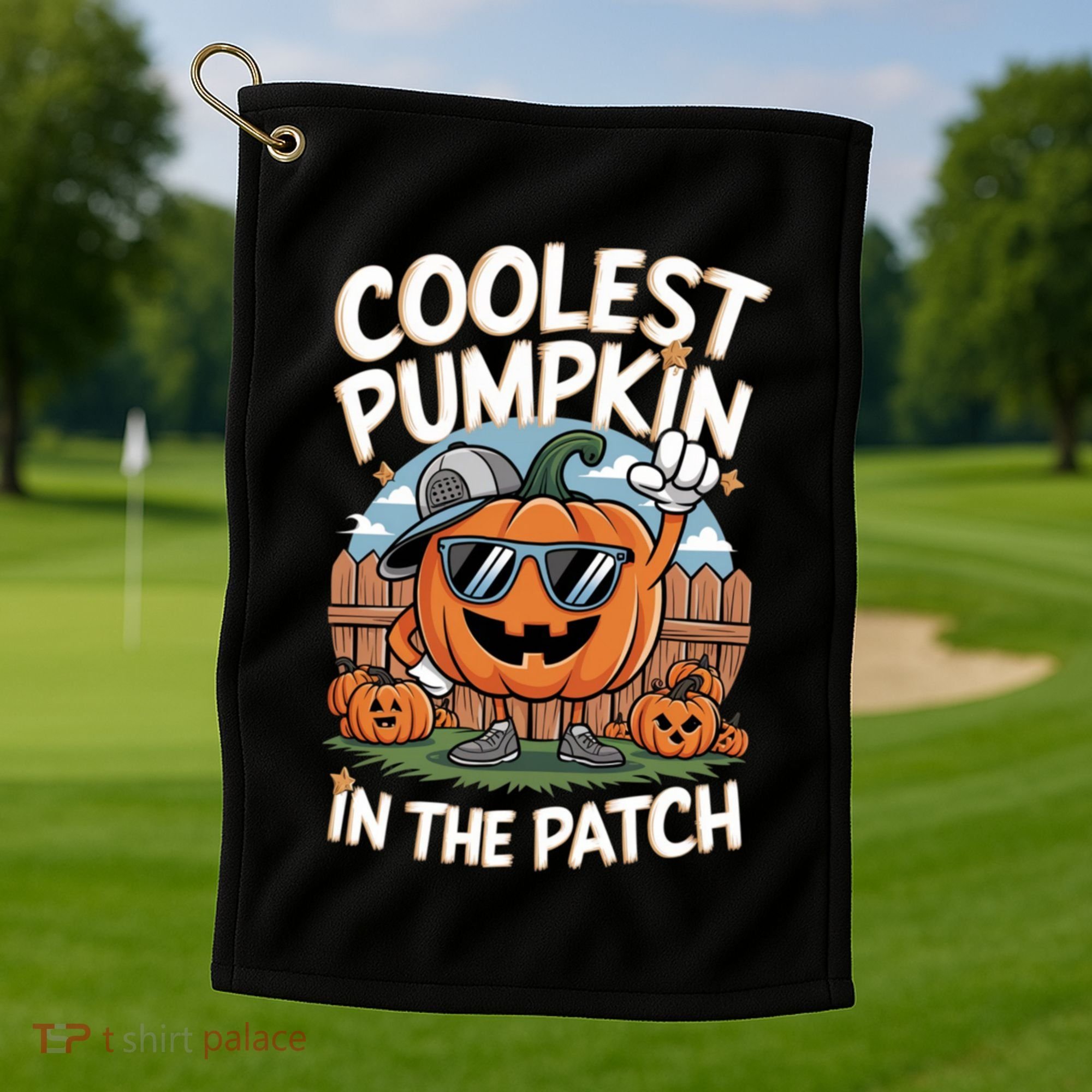 Coolest Pumpkin In The Patch Cute Gift Golf Towel