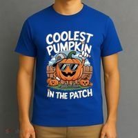 Coolest Pumpkin In The Patch Cute Gift T-Shirt thumb 3