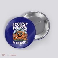 Coolest Pumpkin In The Patch Cute Gift Button thumb 0