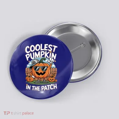 Coolest Pumpkin In The Patch Cute Gift Button