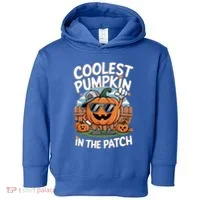 Coolest Pumpkin In The Patch Cute Gift Toddler Hoodie thumb 0