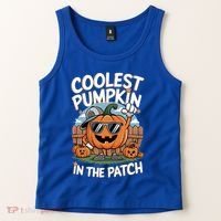 Coolest Pumpkin In The Patch Cute Gift Tank Top thumb 2