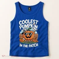 Coolest Pumpkin In The Patch Cute Gift Tank Top thumb 2