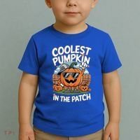 Coolest Pumpkin In The Patch Cute Gift Toddler T-Shirt thumb 2