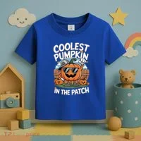 Coolest Pumpkin In The Patch Cute Gift Toddler T-Shirt thumb 3