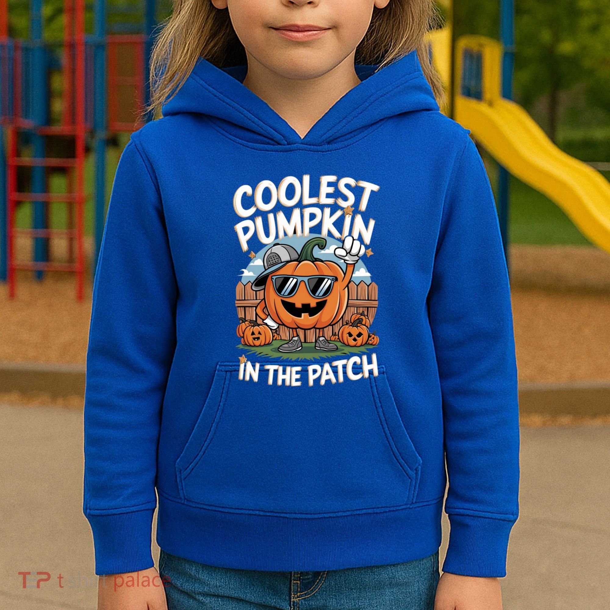 Coolest Pumpkin In The Patch Cute Gift Kids Hoodie