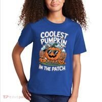 Coolest Pumpkin In The Patch Cute Gift Kids T-Shirt thumb 2