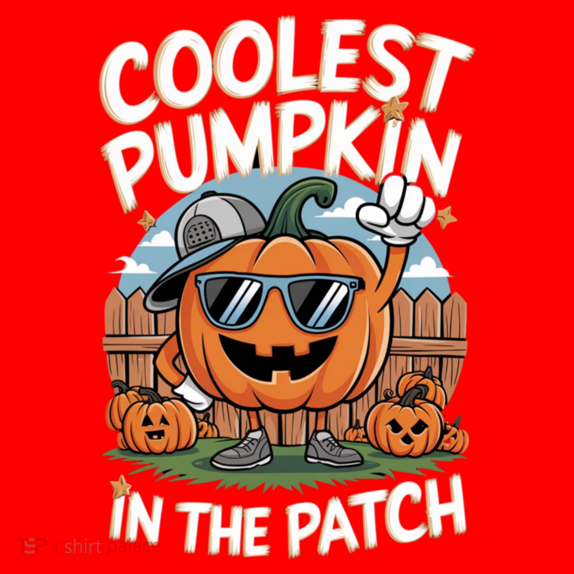 Coolest Pumpkin In The Patch Cute Gift Santa Hat