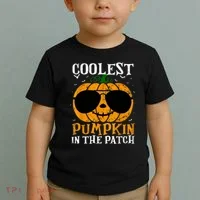 Coolest Pumpkin In The Patch Toddler T-Shirt thumb 2