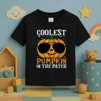 Coolest Pumpkin In The Patch Toddler T-Shirt thumb 3