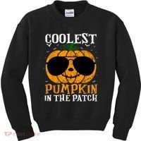 Coolest Pumpkin In The Patch Kids Sweatshirt thumb 0
