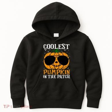 Coolest Pumpkin In The Patch Kids Hoodie