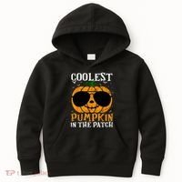 Coolest Pumpkin In The Patch Kids Hoodie thumb 0