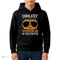 Coolest Pumpkin In The Patch Kids Hoodie thumb 4