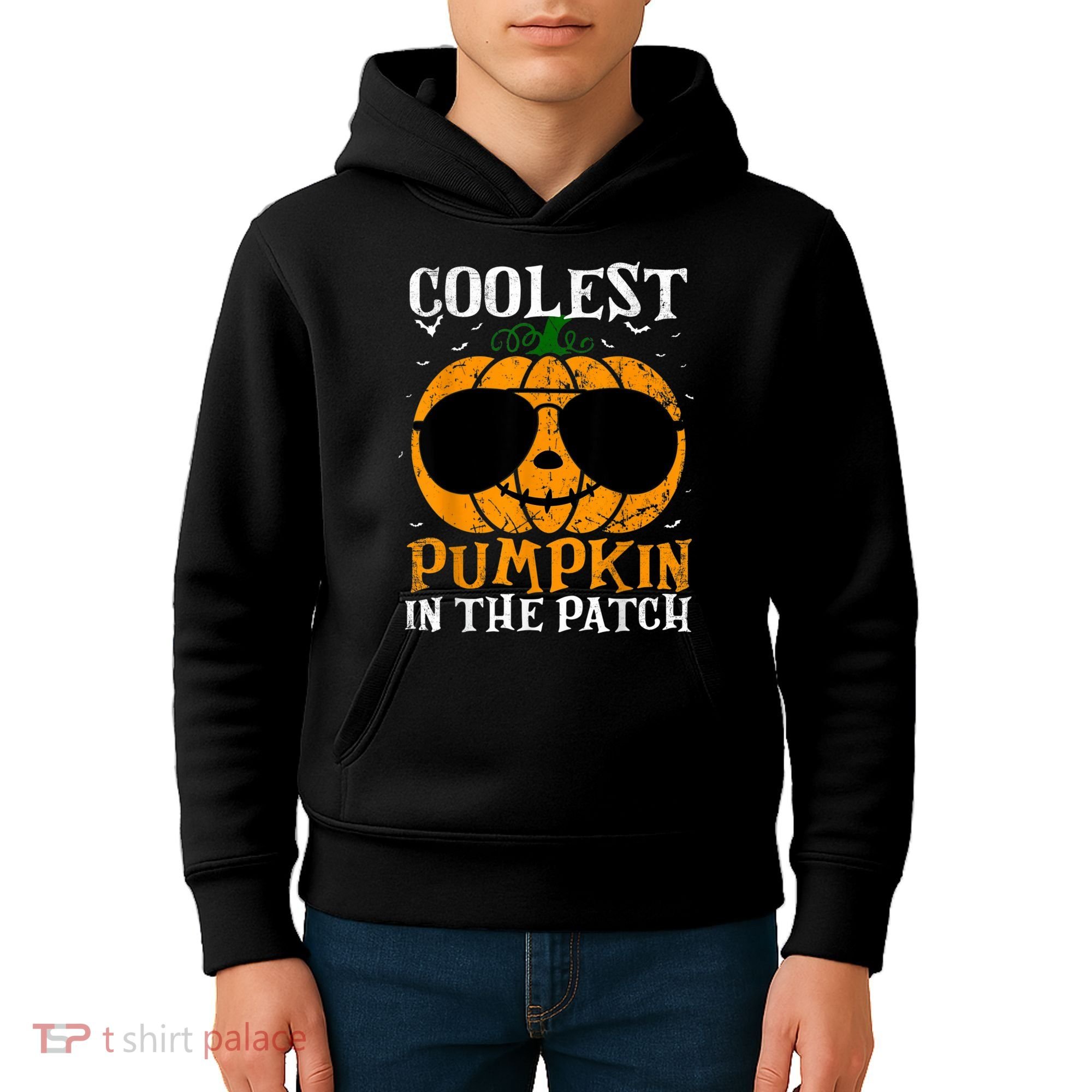 Coolest Pumpkin In The Patch Kids Hoodie