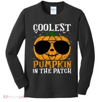 Coolest Pumpkin In The Patch Kids Long Sleeve Shirt thumb 0