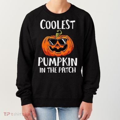 Coolest Pumpkin In The Patch Funny Halloween Gift Women's Sweatshirt
