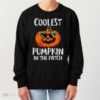 Coolest Pumpkin In The Patch Funny Halloween Gift Women's Sweatshirt thumb 0