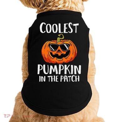 Coolest Pumpkin In The Patch Funny Halloween Gift Doggie Tank