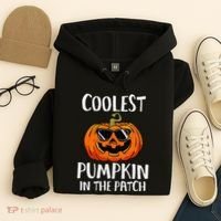 Coolest Pumpkin In The Patch Funny Halloween Gift Hoodie thumb 4