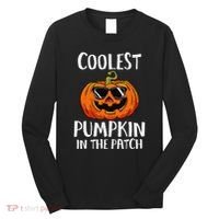 Coolest Pumpkin In The Patch Funny Halloween Gift Long Sleeve Shirt thumb 0