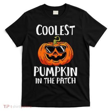 Coolest Pumpkin In The Patch Funny Halloween Gift T-Shirt