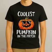 Coolest Pumpkin In The Patch Funny Halloween Gift T-Shirt thumb 3