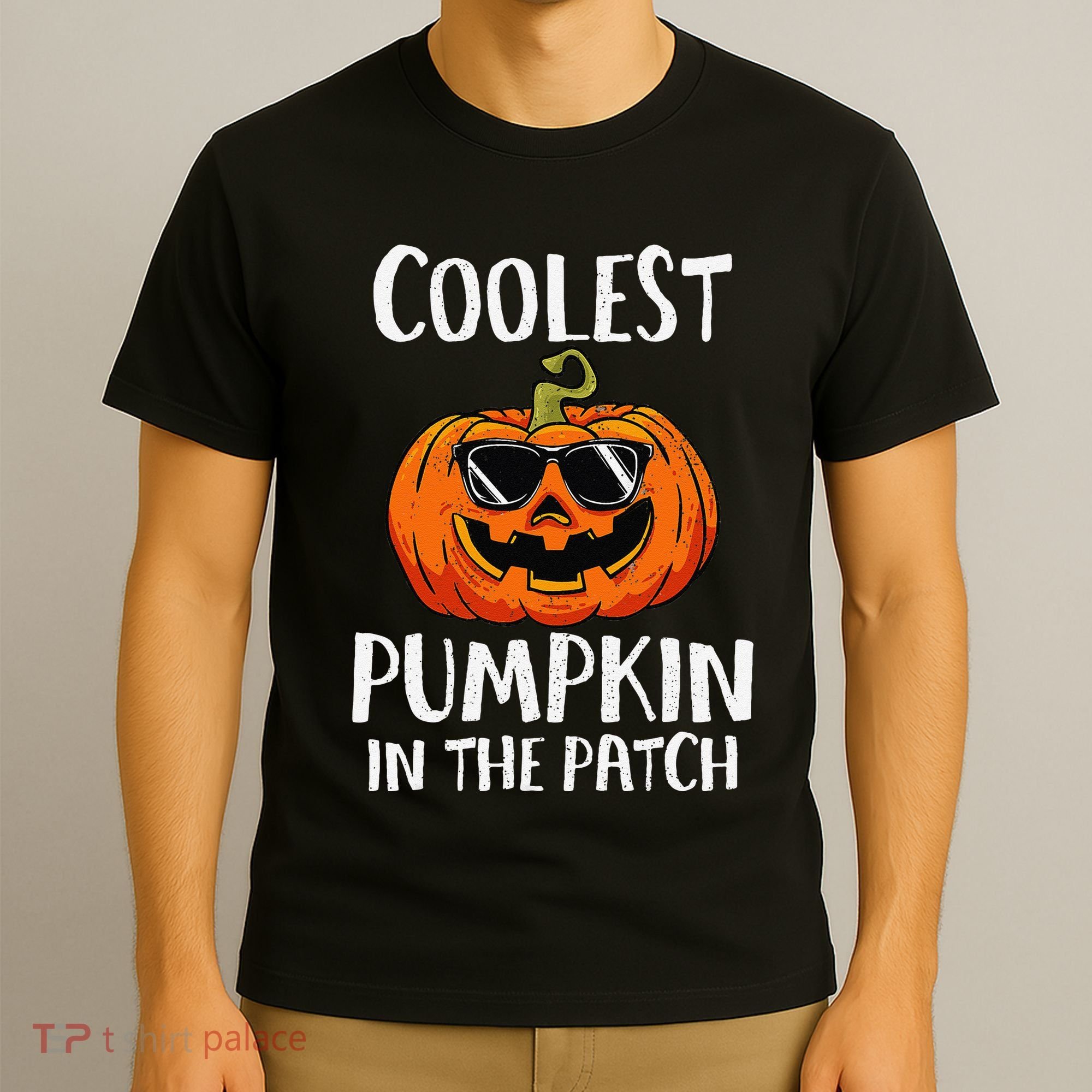 Coolest Pumpkin In The Patch Funny Halloween Gift T-Shirt