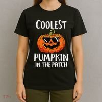 Coolest Pumpkin In The Patch Funny Halloween Gift T-Shirt thumb 4