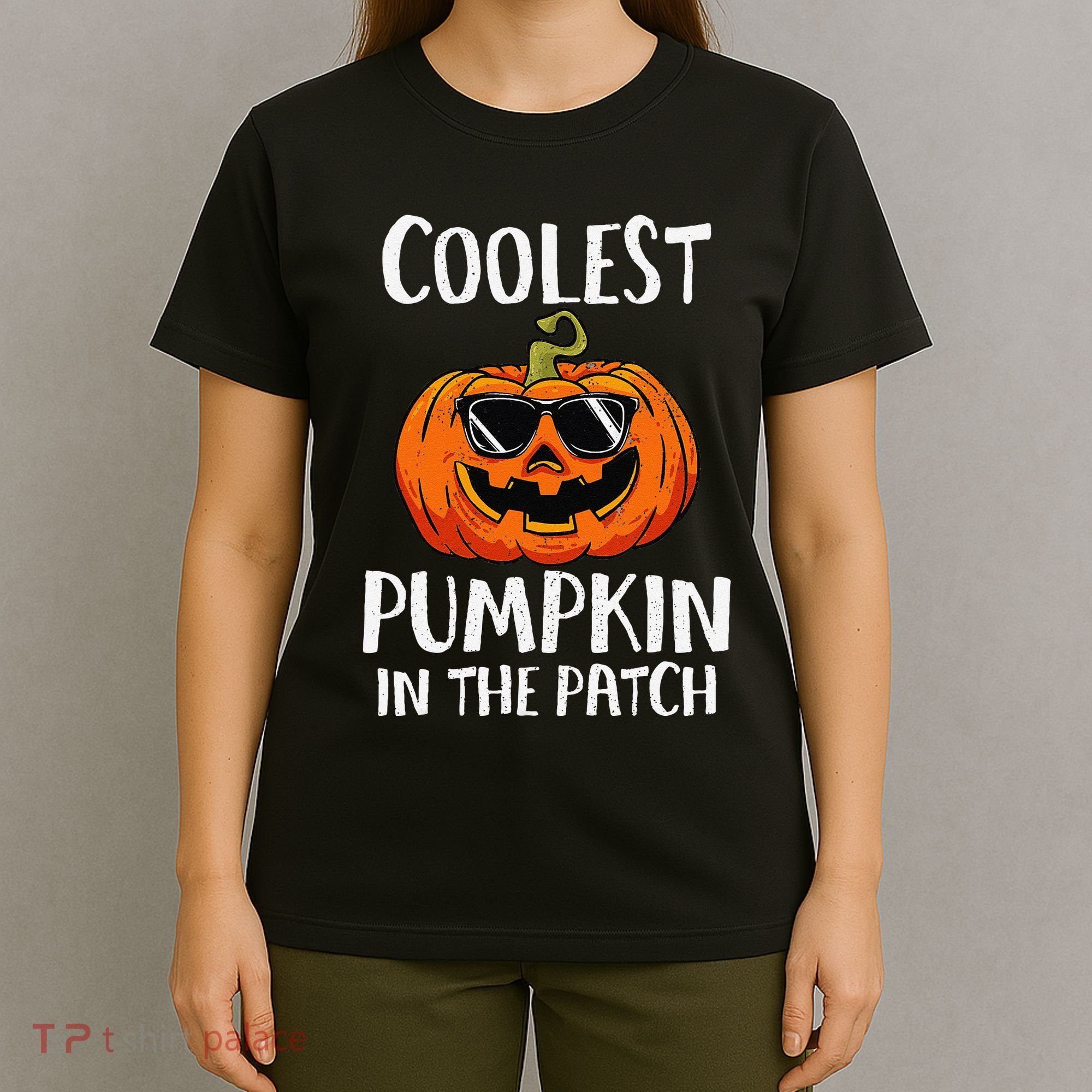 Coolest Pumpkin In The Patch Funny Halloween Gift T-Shirt