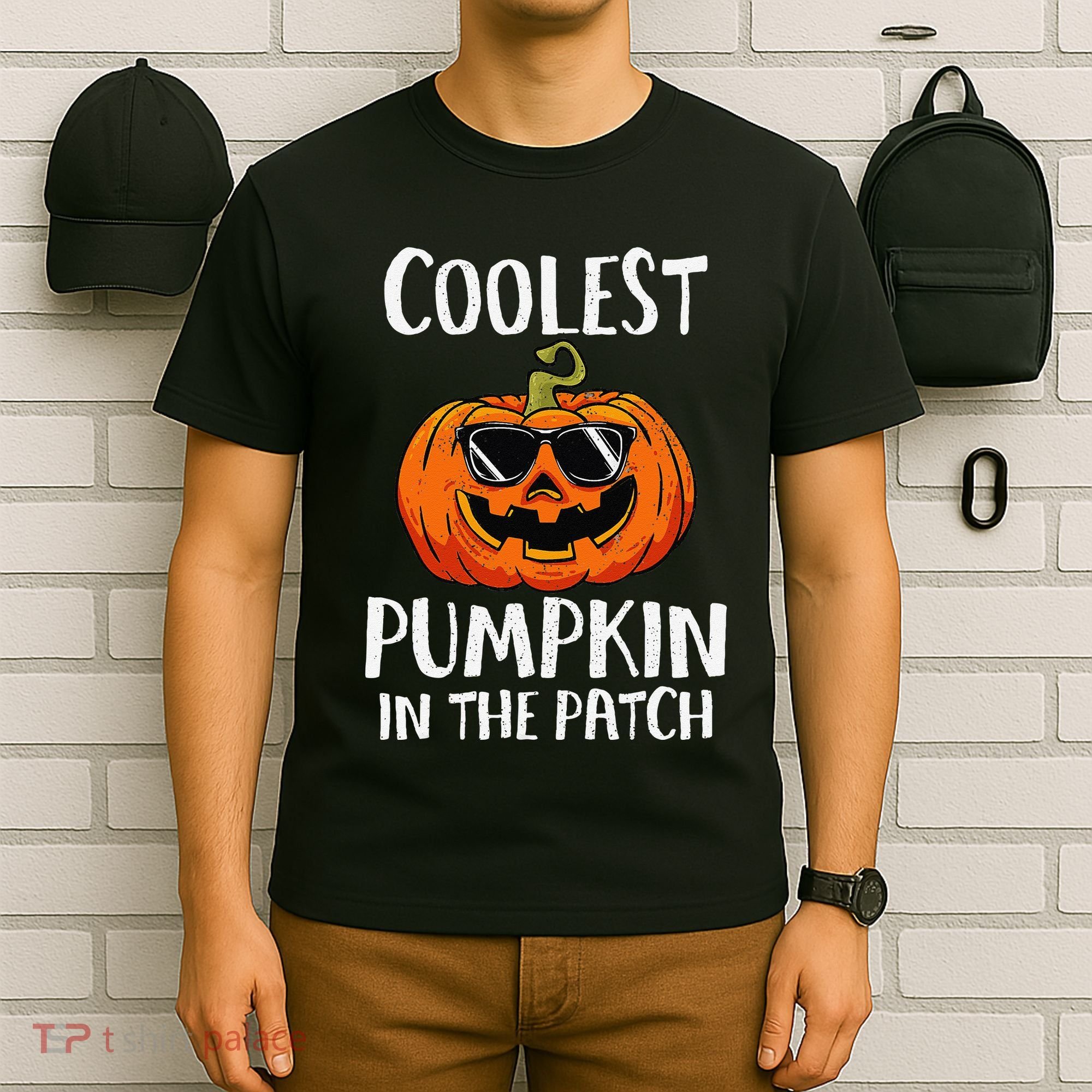 Coolest Pumpkin In The Patch Funny Halloween Gift T-Shirt