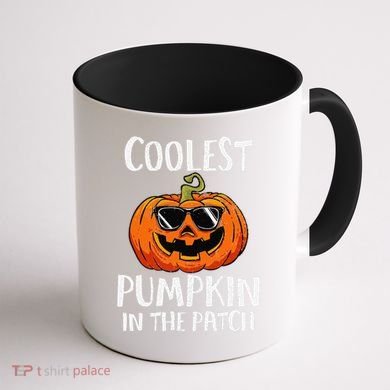 Coolest Pumpkin In The Patch Funny Halloween Gift Coffee Mug back