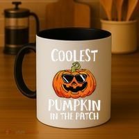 Coolest Pumpkin In The Patch Funny Halloween Gift Coffee Mug thumb 4