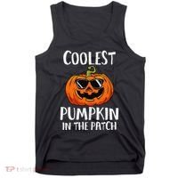 Coolest Pumpkin In The Patch Funny Halloween Gift Tank Top thumb 0