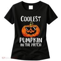 Coolest Pumpkin In The Patch Funny Halloween Gift Women's T-Shirt thumb 0