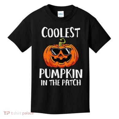 Coolest Pumpkin In The Patch Funny Halloween Gift Kids T-Shirt