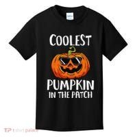 Coolest Pumpkin In The Patch Funny Halloween Gift Kids T-Shirt thumb 0