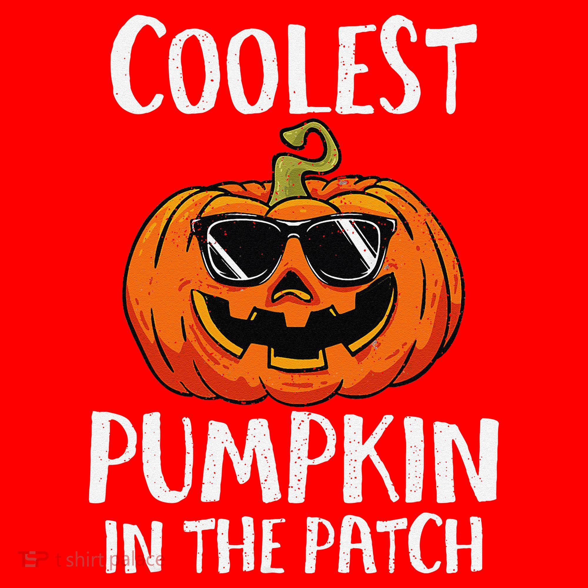Coolest Pumpkin In The Patch Funny Halloween Gift Santa Hat