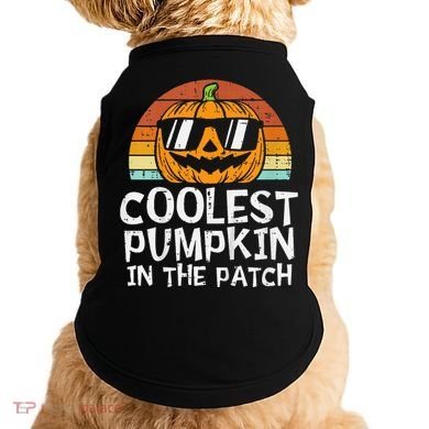 Coolest Pumpkin In The Patch Halloween Doggie Tank