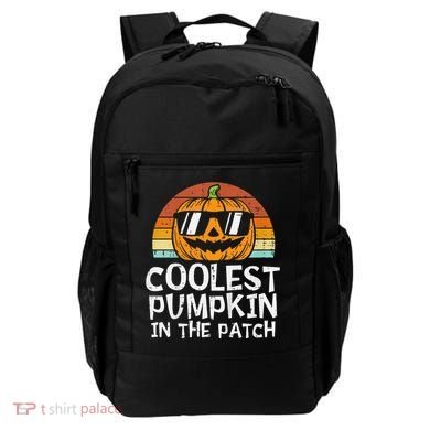 Coolest Pumpkin In The Patch Halloween Backpack