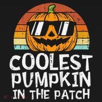 Coolest Pumpkin In The Patch Halloween Backpack thumb 2