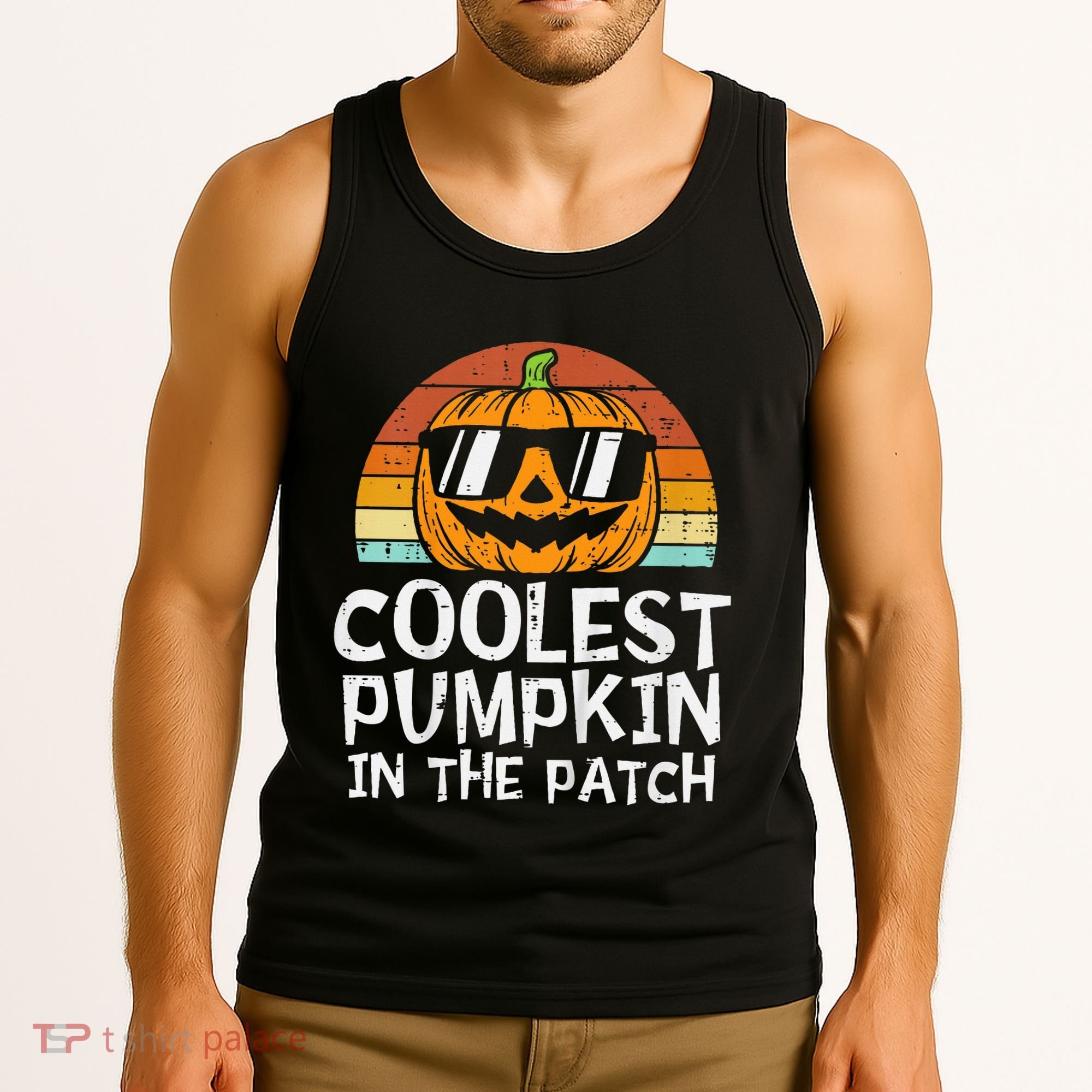 Coolest Pumpkin In The Patch Halloween Tank Top