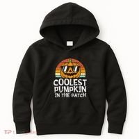 Coolest Pumpkin In The Patch Halloween Kids Hoodie thumb 0