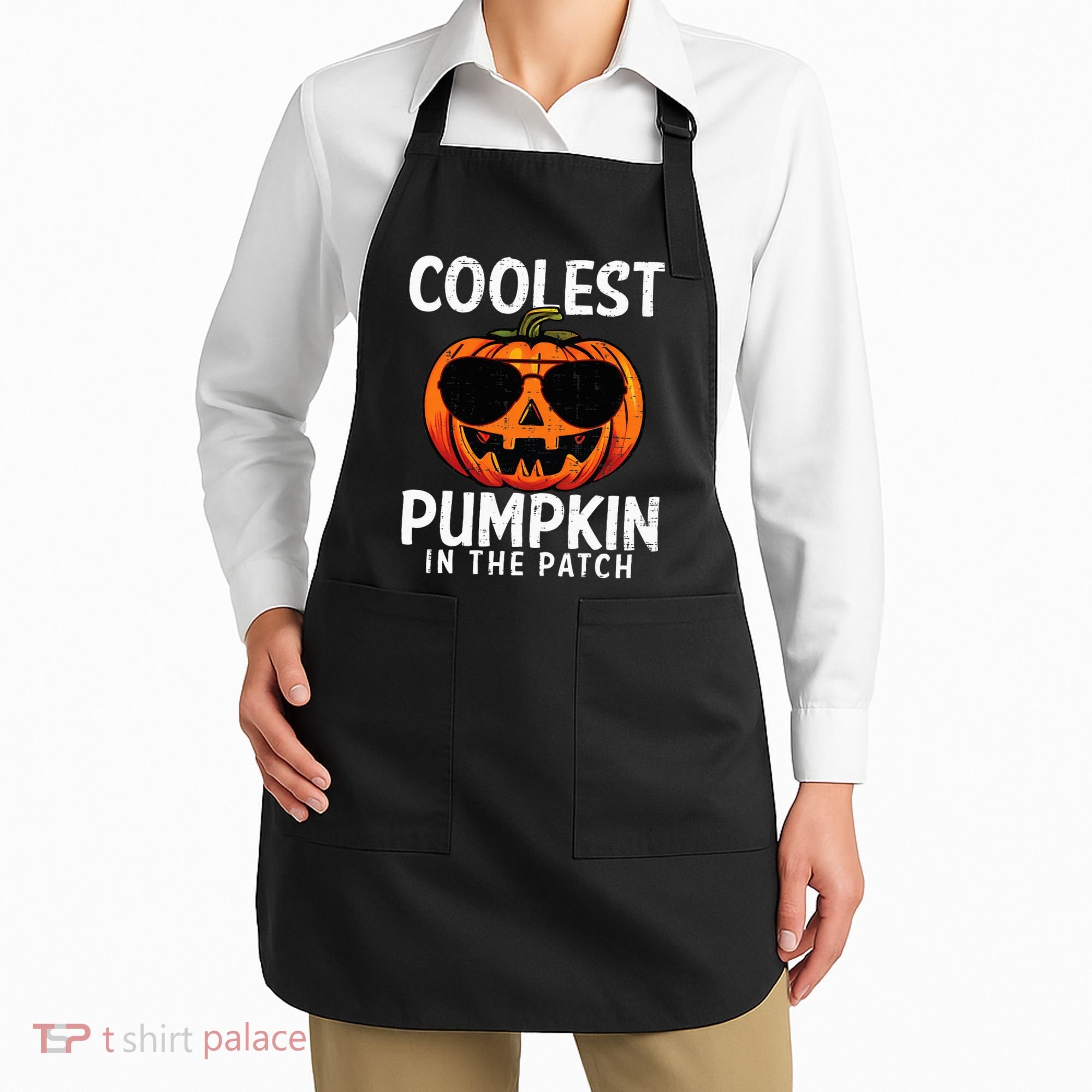 Coolest Pumpkin In The Patch Halloween Kids Apron