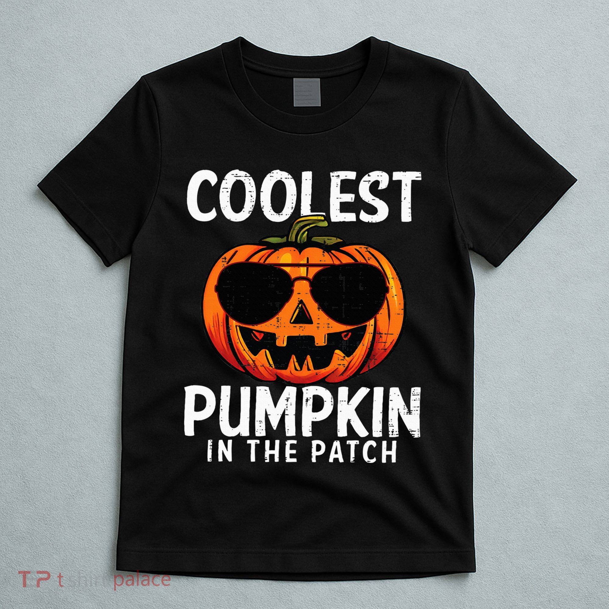 Coolest Pumpkin In The Patch Halloween Kids T-Shirt