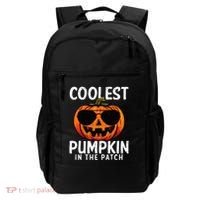 Coolest Pumpkin In The Patch Halloween Kids Backpack thumb 0