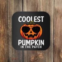 Coolest Pumpkin In The Patch Halloween Kids Coaster thumb 0