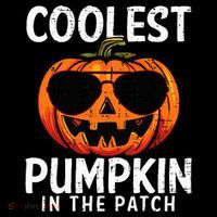 Coolest Pumpkin In The Patch Halloween Kids Mousepad thumb 1
